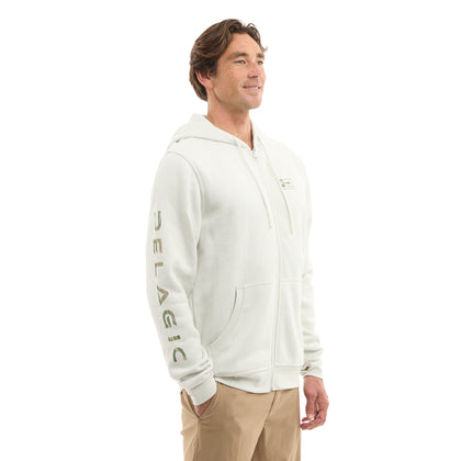 Tanner Wahoo Icon Zip Fleece Hoodie