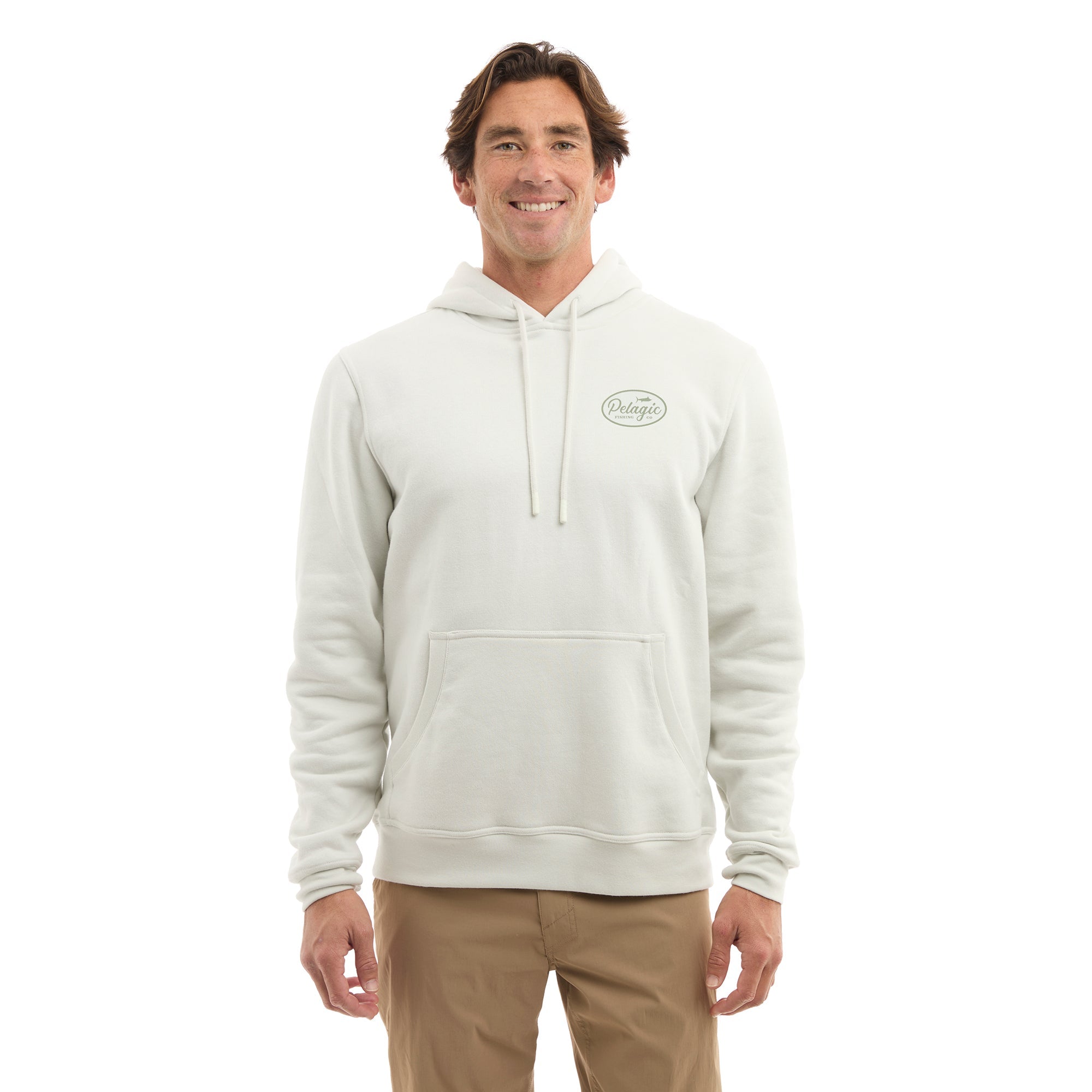 Osborn Circled Pullover Fleece Hoodie