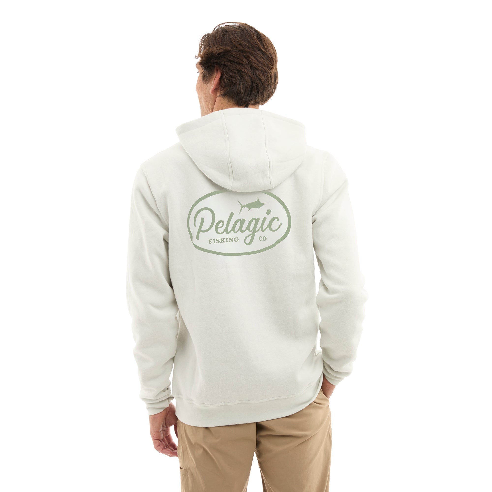 Osborn Circled Pullover Fleece Hoodie
