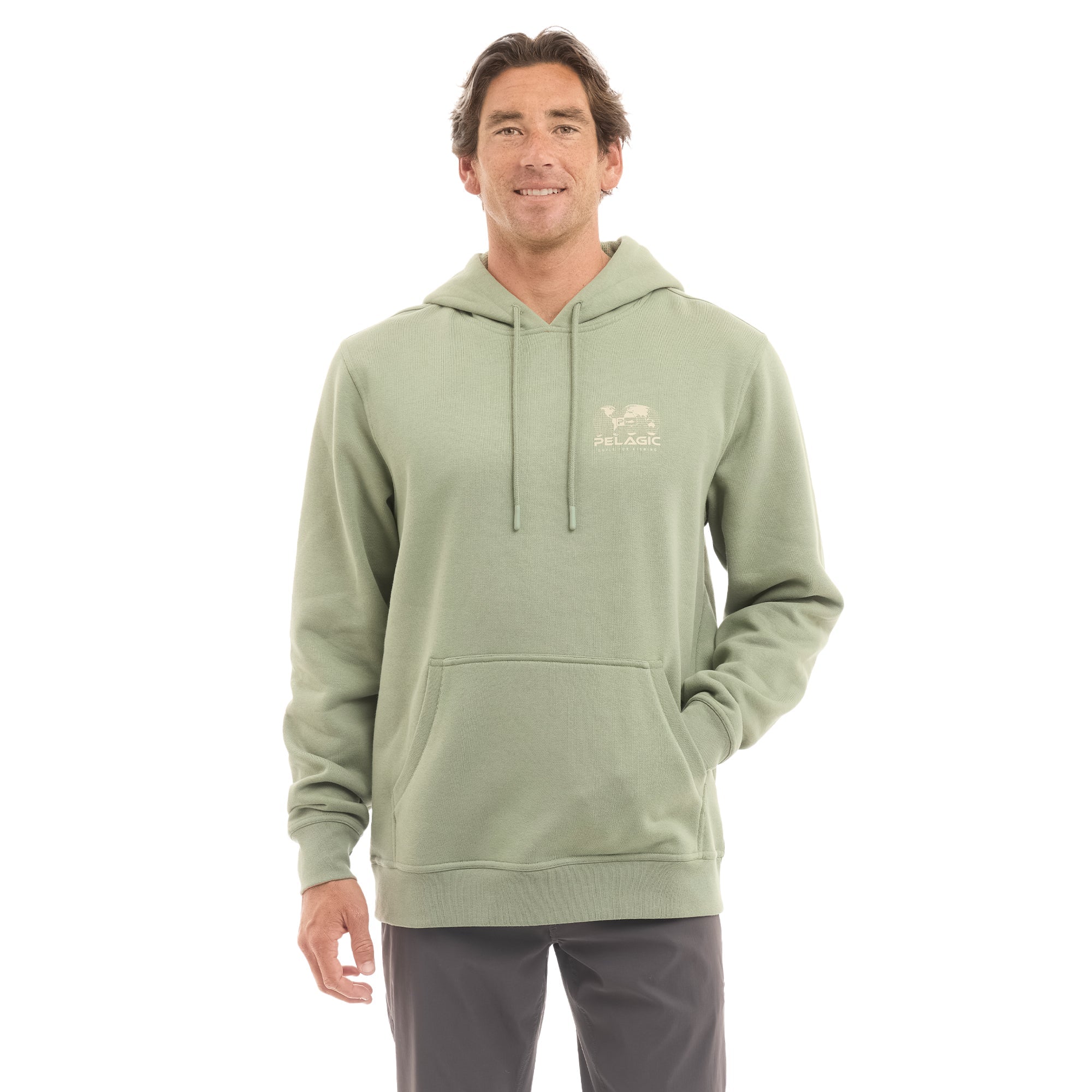 Osborn Spliced (missing model) Pullover Fleece Hoodie