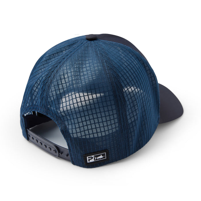 Casquette Snapback Shimano Pêche Homme - Noir/Bleu/Blanc - Taille Unique