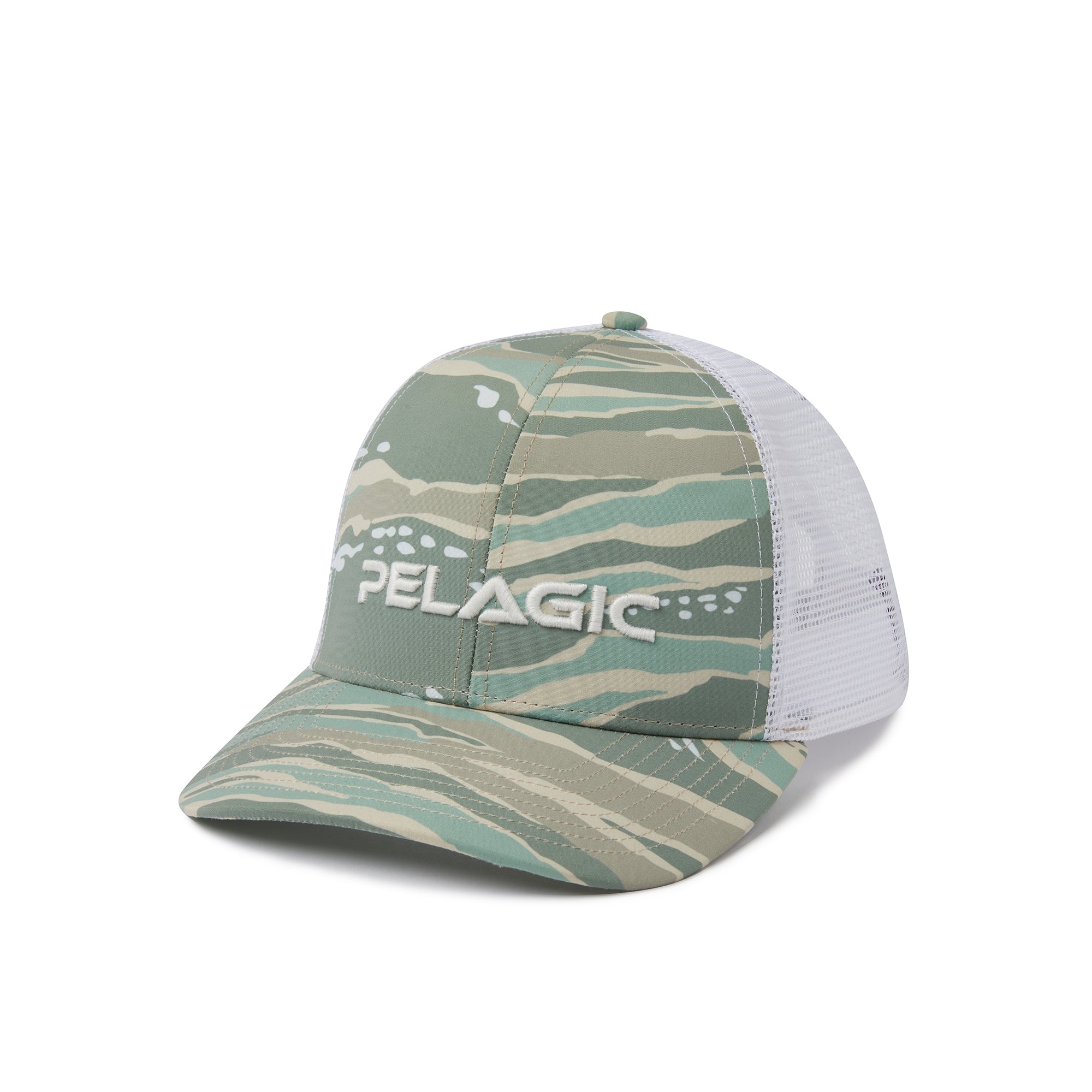 Flybridge Wahoo Camo Trucker