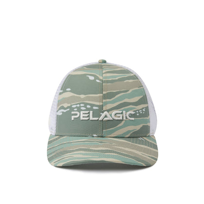 Flybridge Wahoo Camo Trucker