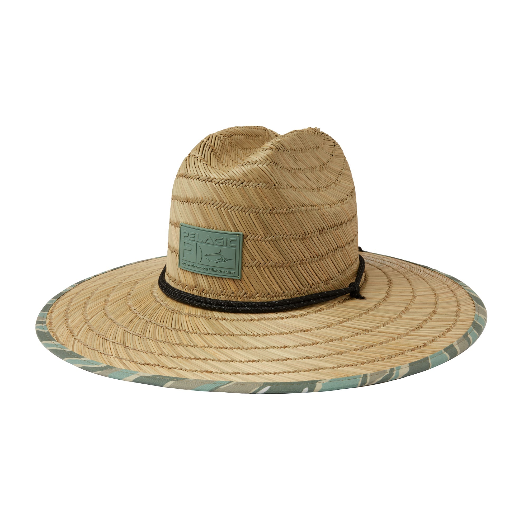 Baja Wahoo Camo Straw Hat