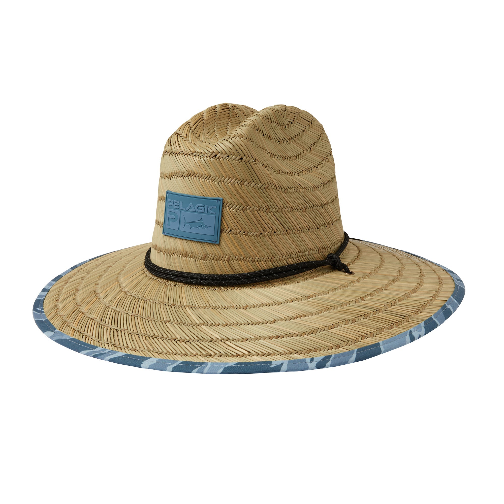 Baja Wahoo Camo Straw Hat