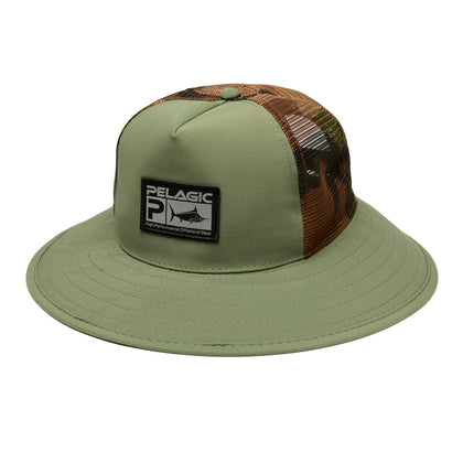 Pelagic Sombra Deluxe Hat Camo Techbrero Hat