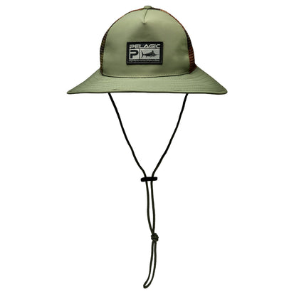 Pelagic Sombra Deluxe Hat Camo Techbrero Hat