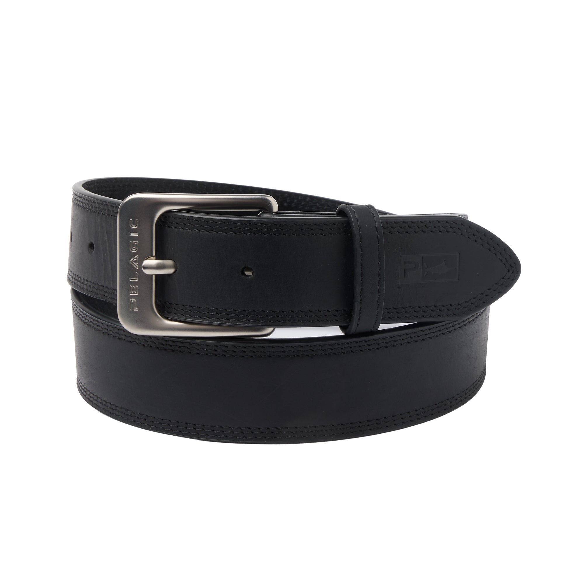 Pelagic Leather Belt Black Belts
