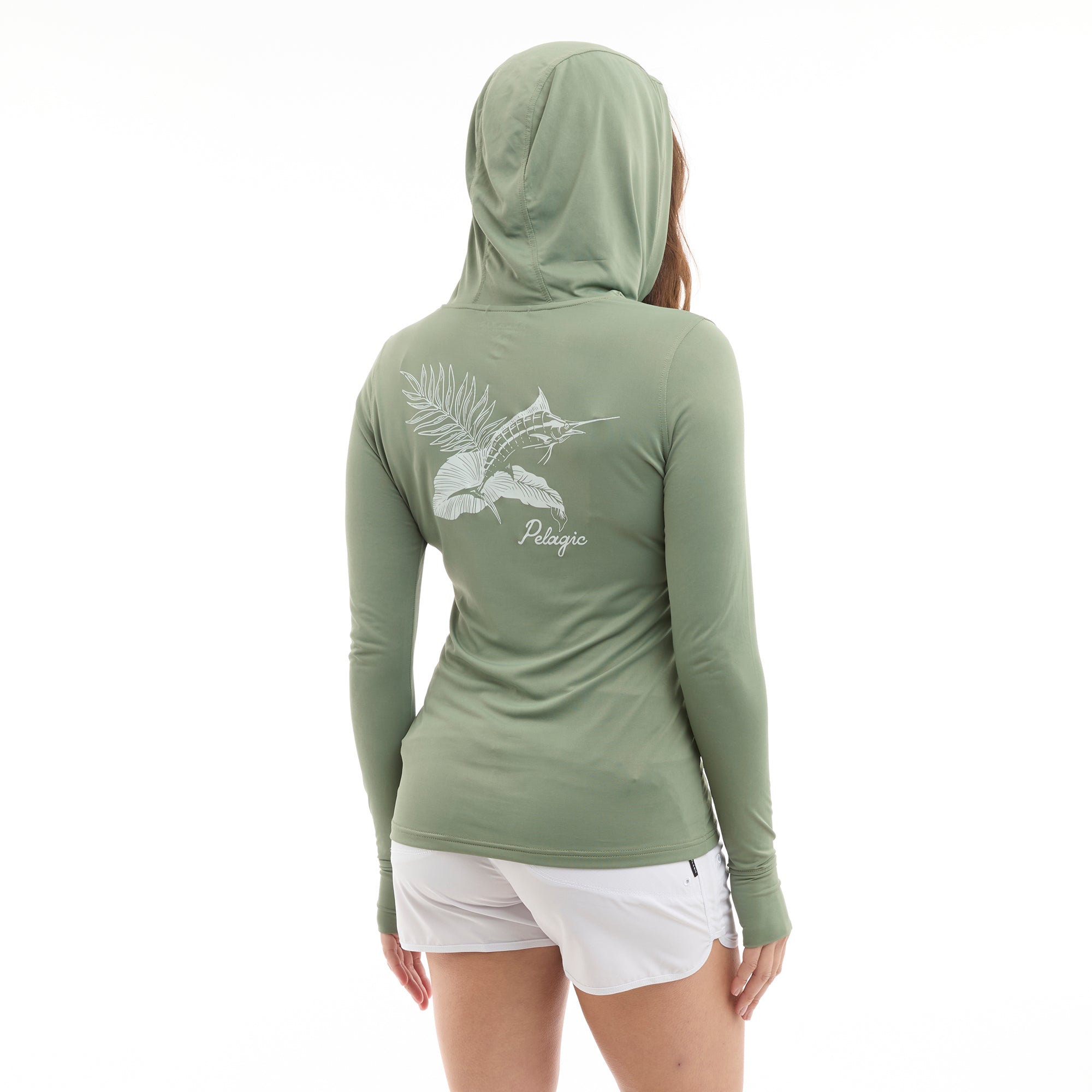 Ws Aquatek Tropic Marlin (missing) Ws Hooded Fishing Shirt