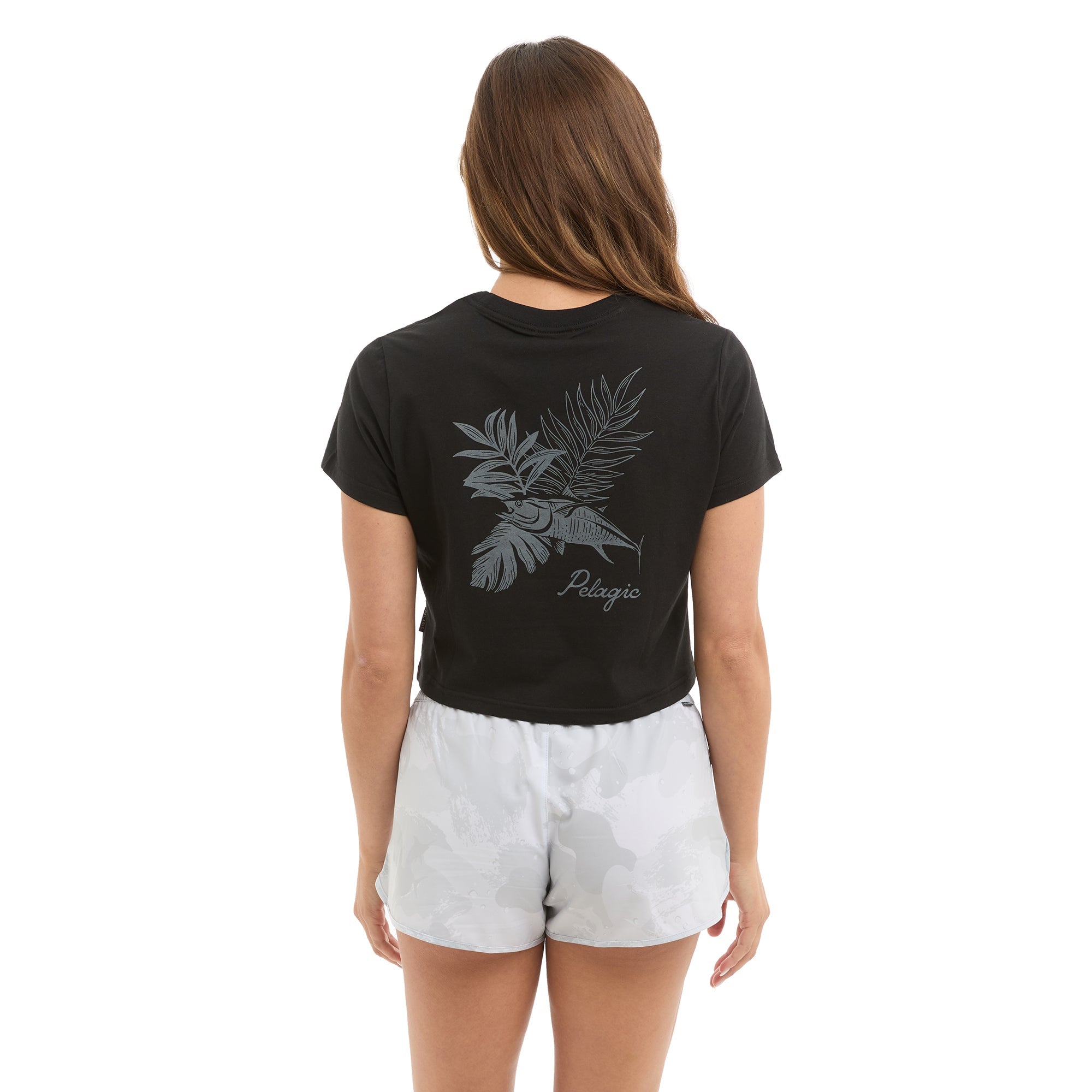 PELAGIC Ws Cropped T-Shirt - Ws Tropic Tuna