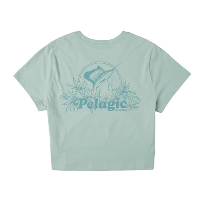 Ws Tropic Sea Ws Cropped T-Shirt