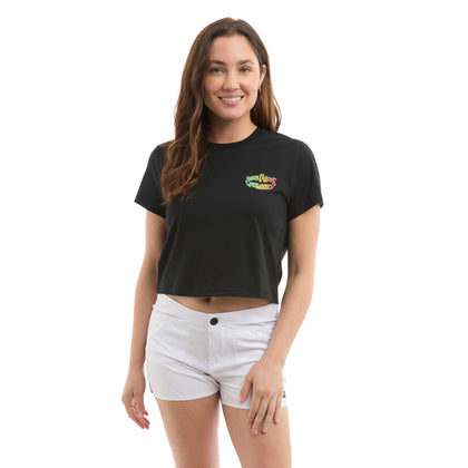 Ws Stick Figure Chasin Ws Cropped T-Shirt