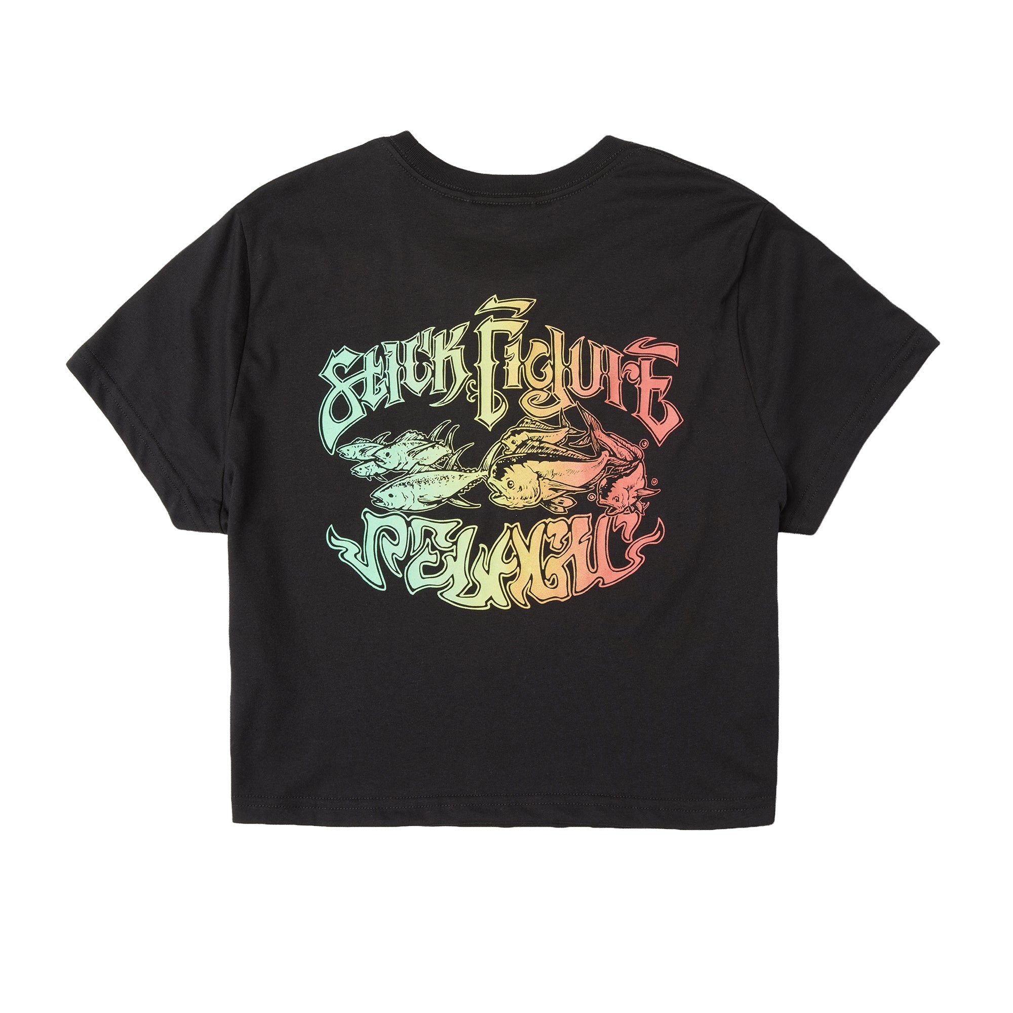 Ws Prem Crop Tee - SF Chasin Black S/S Basic Tees