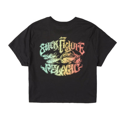 Ws Prem Crop Tee - SF Chasin Black S/S Basic Tees
