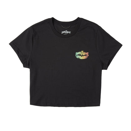 Ws Prem Crop Tee - SF Chasin Black S/S Basic Tees