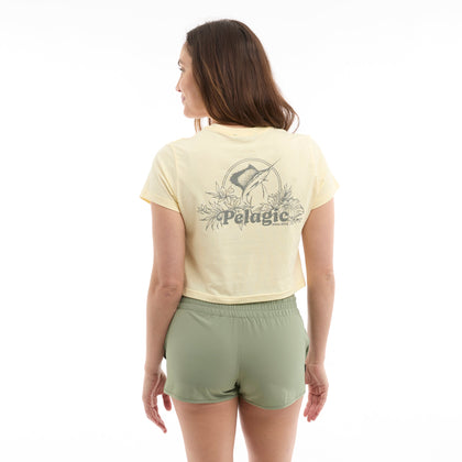 Ws Tropic Sea Ws Cropped T-Shirt