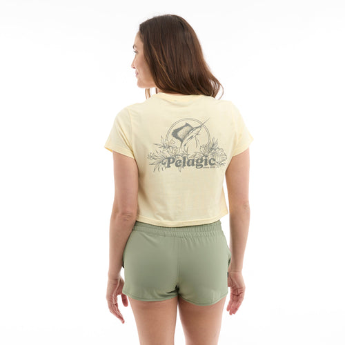 Ws Tropic Sea Ws Cropped T-Shirt