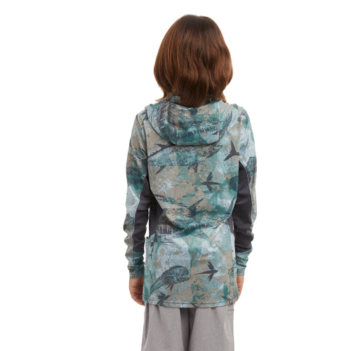 Sweat à Capuche Homme Pelagic Exo Tech Grand Bleu Marine Sonar Sweat à Capuche Homme Pelagic Exo Tech Grand Bleu Marine Sonar