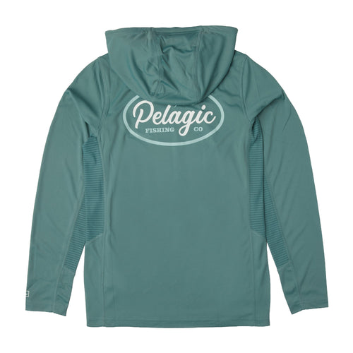 Youth Vaportek Circled Youth Hooded Fishing Shirt