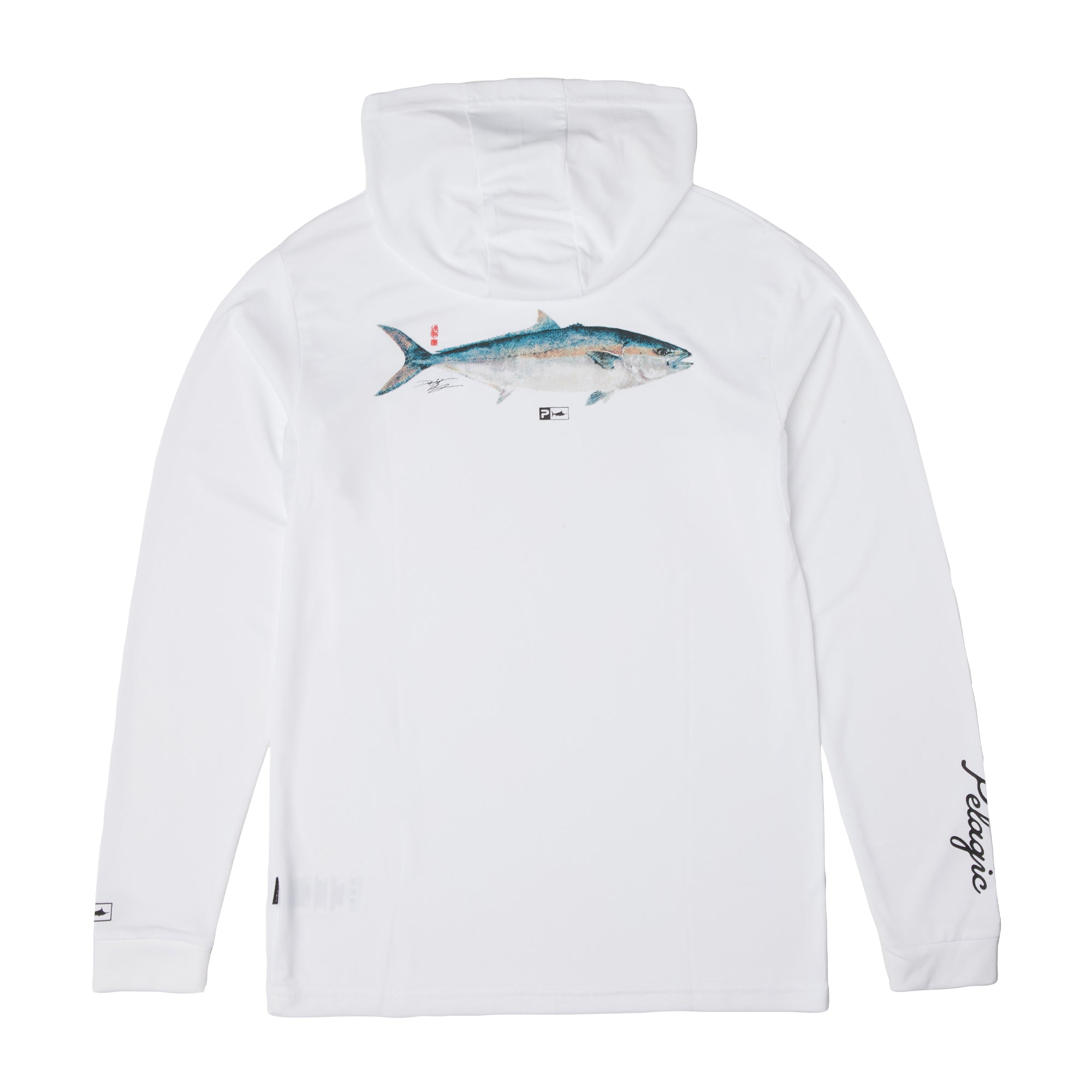 Youth Aquatek Yellowtail Youth Hooded Fishing Shirt