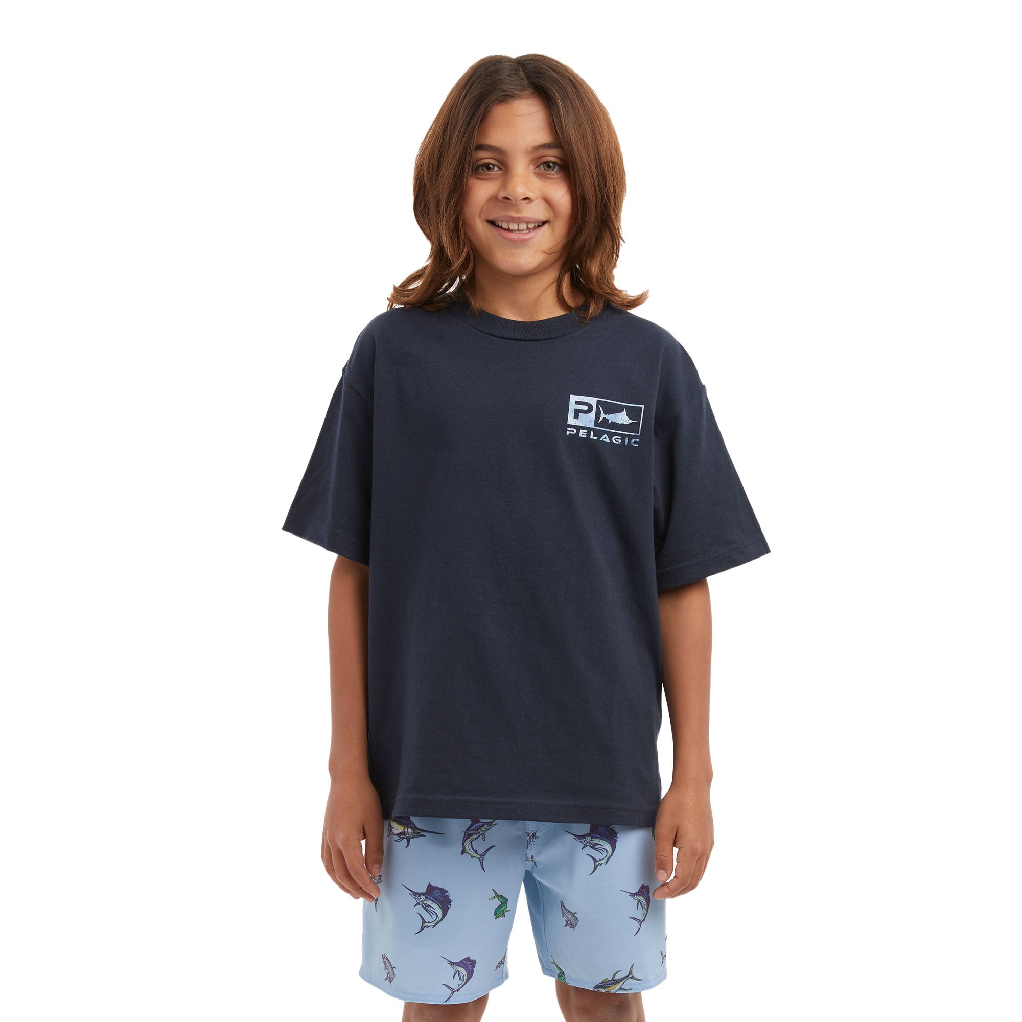 Pelagic Dorado Green Youth Fishing T-Shirt