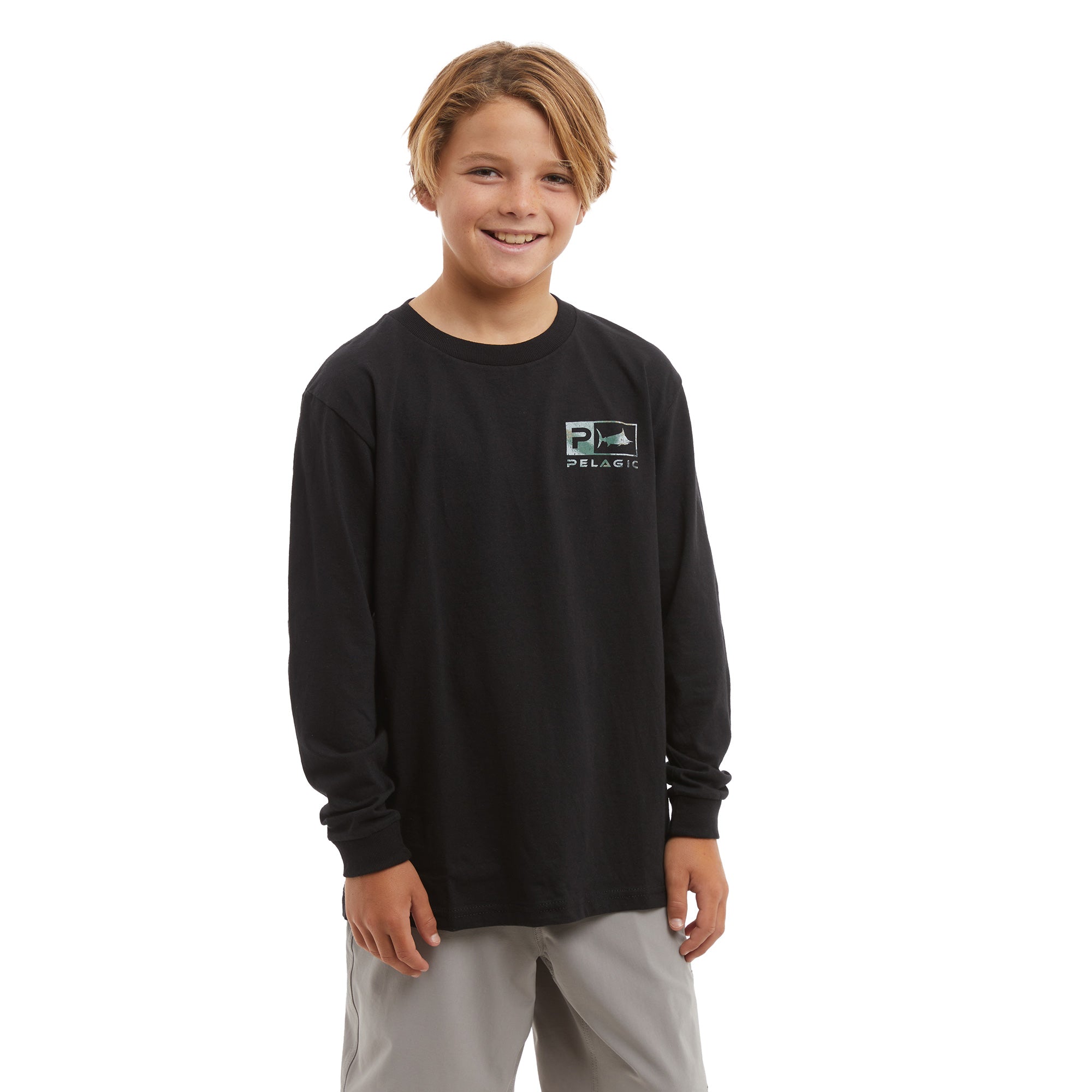 Youth Icon Camo LS Youth T-Shirt