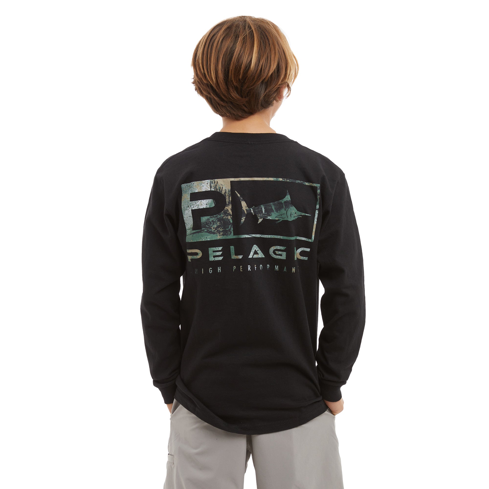 Youth Icon Camo LS Youth T-Shirt