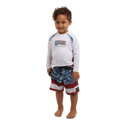 AMERICAMO™<br> Kid's Sharkskin Kid's Boardshorts