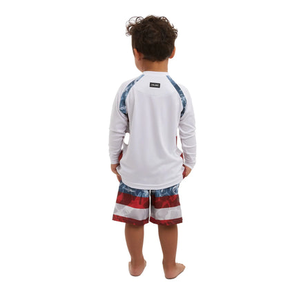 AMERICAMO™<br> Kid's Sharkskin Kid's Boardshorts