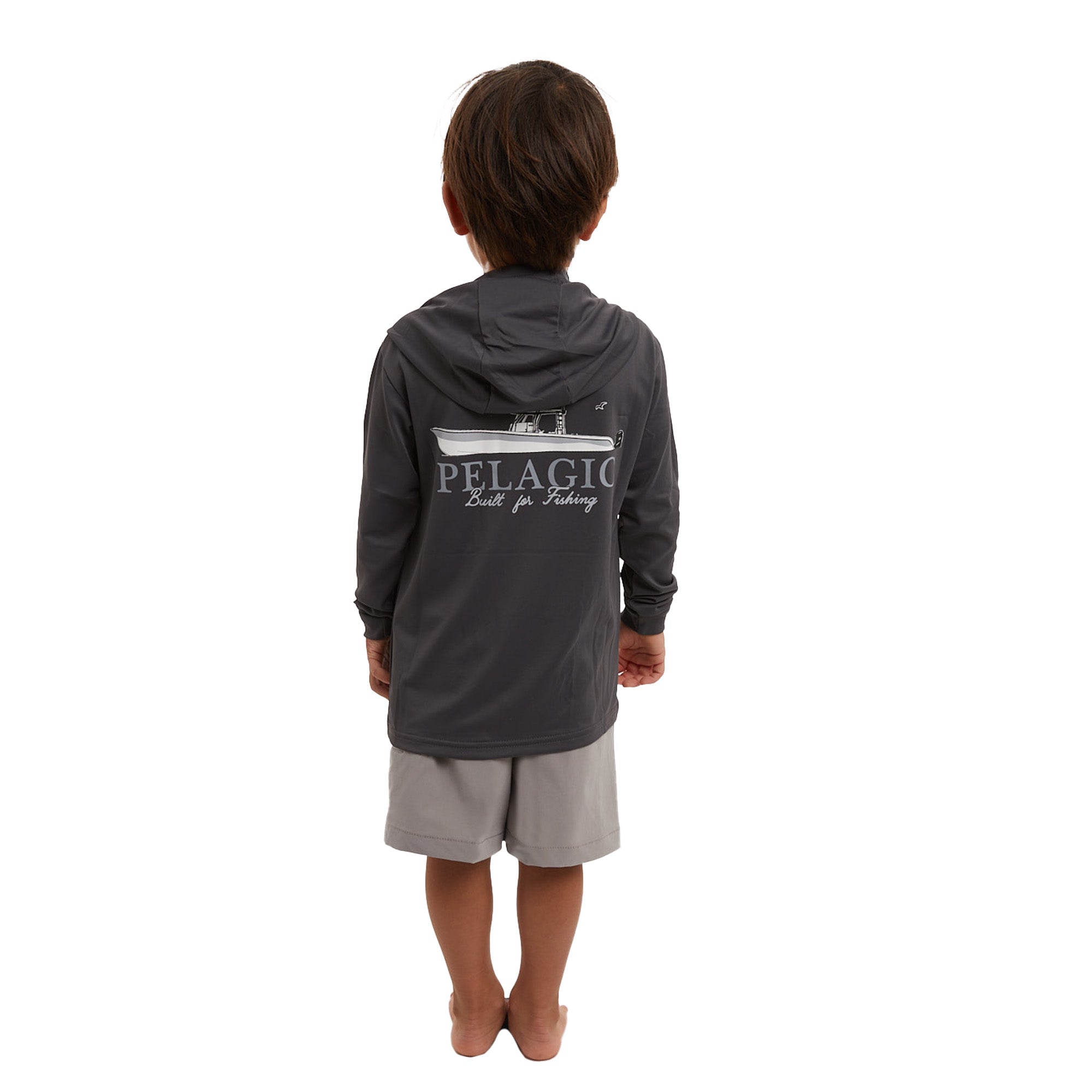 Kid's Aquatek Let's Go Kid's Hooded Fishing Shirt