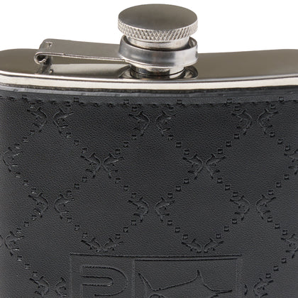 Charter 8oz Leatherbound Flask Insulated Stainless Cup