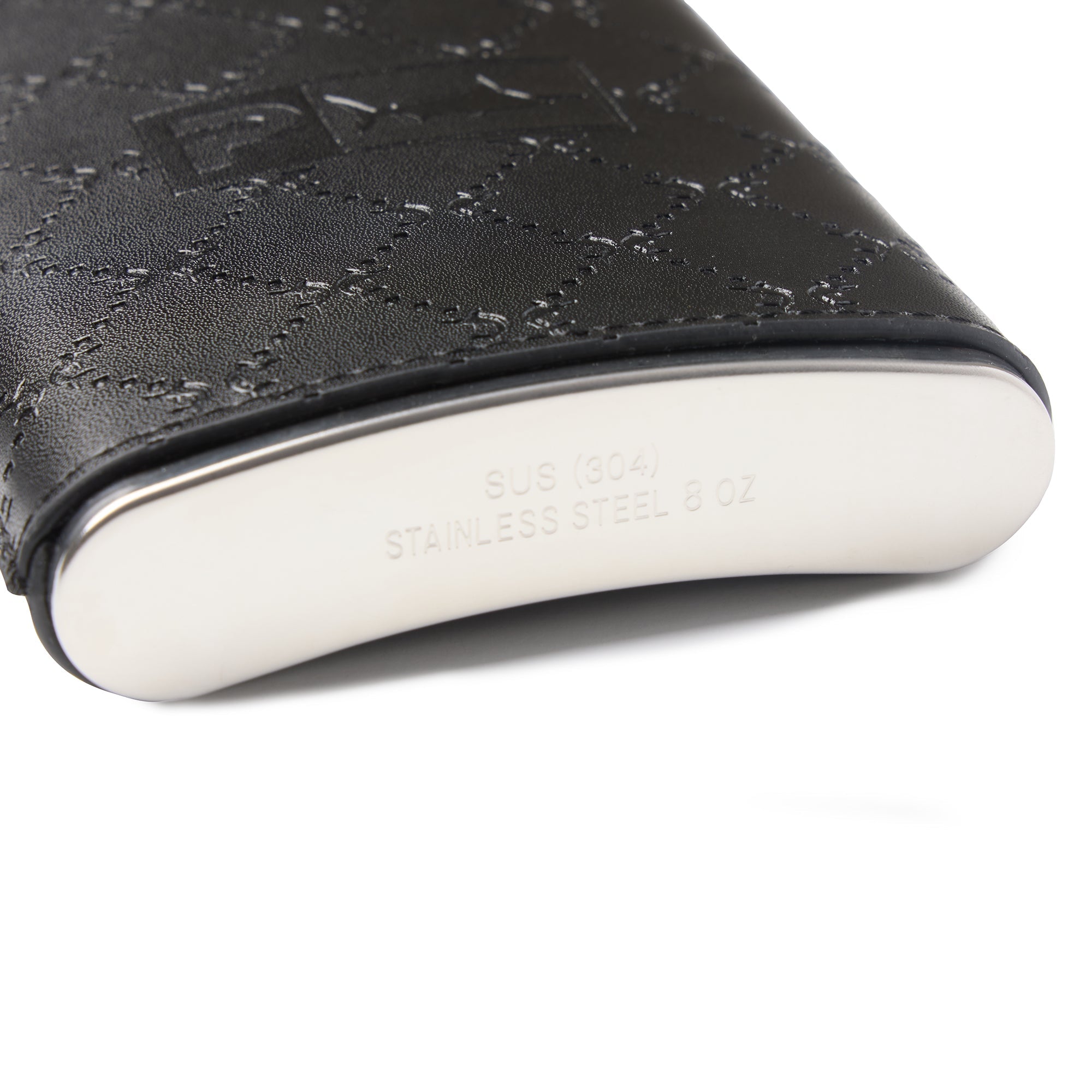 Charter 8oz Leatherbound Flask Insulated Stainless Cup