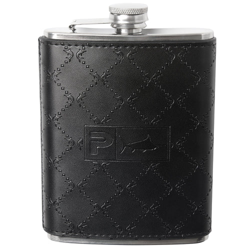 Charter 8oz Leatherbound Flask Insulated Stainless Cup