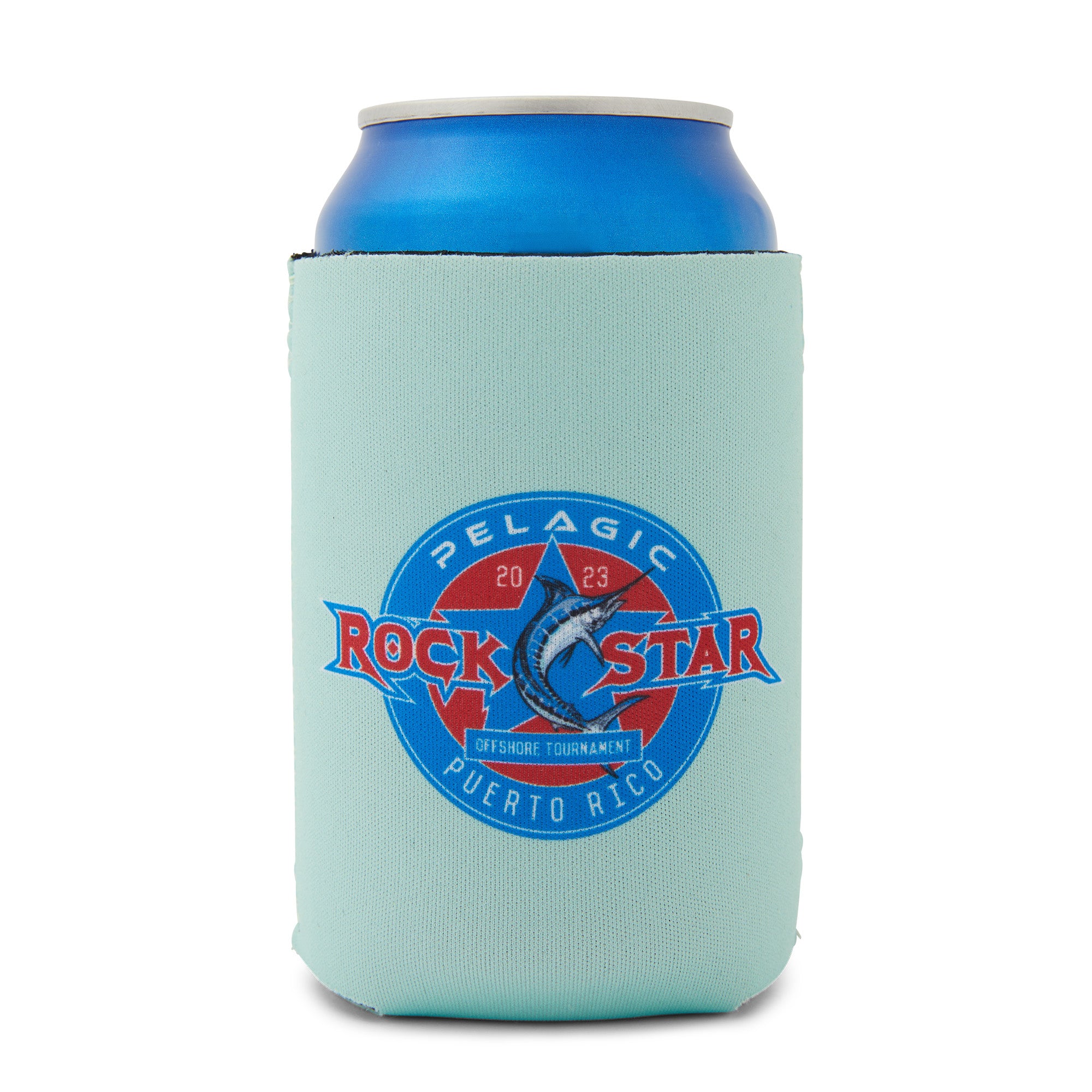 Can Koozie in Intense Blue