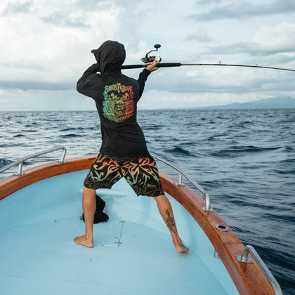 Stick Figure Strike Boardshorts 19"
