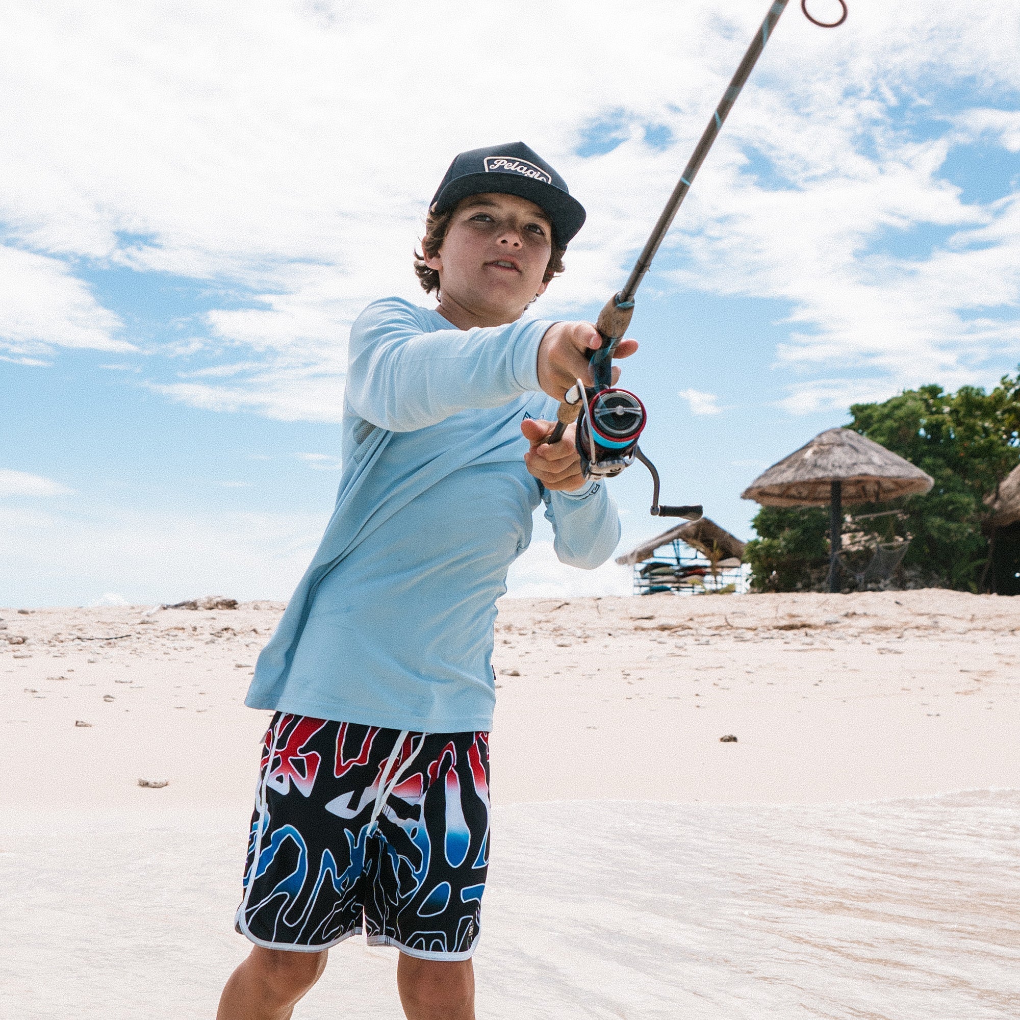 Youth Aquatek Goione Tuna Youth Fishing Shirt