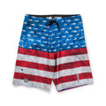 View Sharkskin Americamo Fishing Shorts - Youth in Americamo