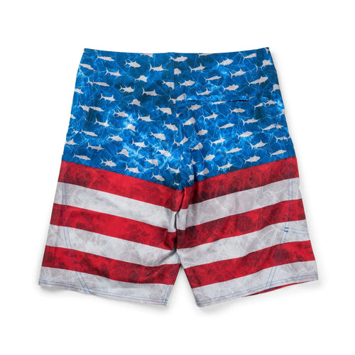 Sharkskin Americamo Fishing Shorts - Youth Boardshorts