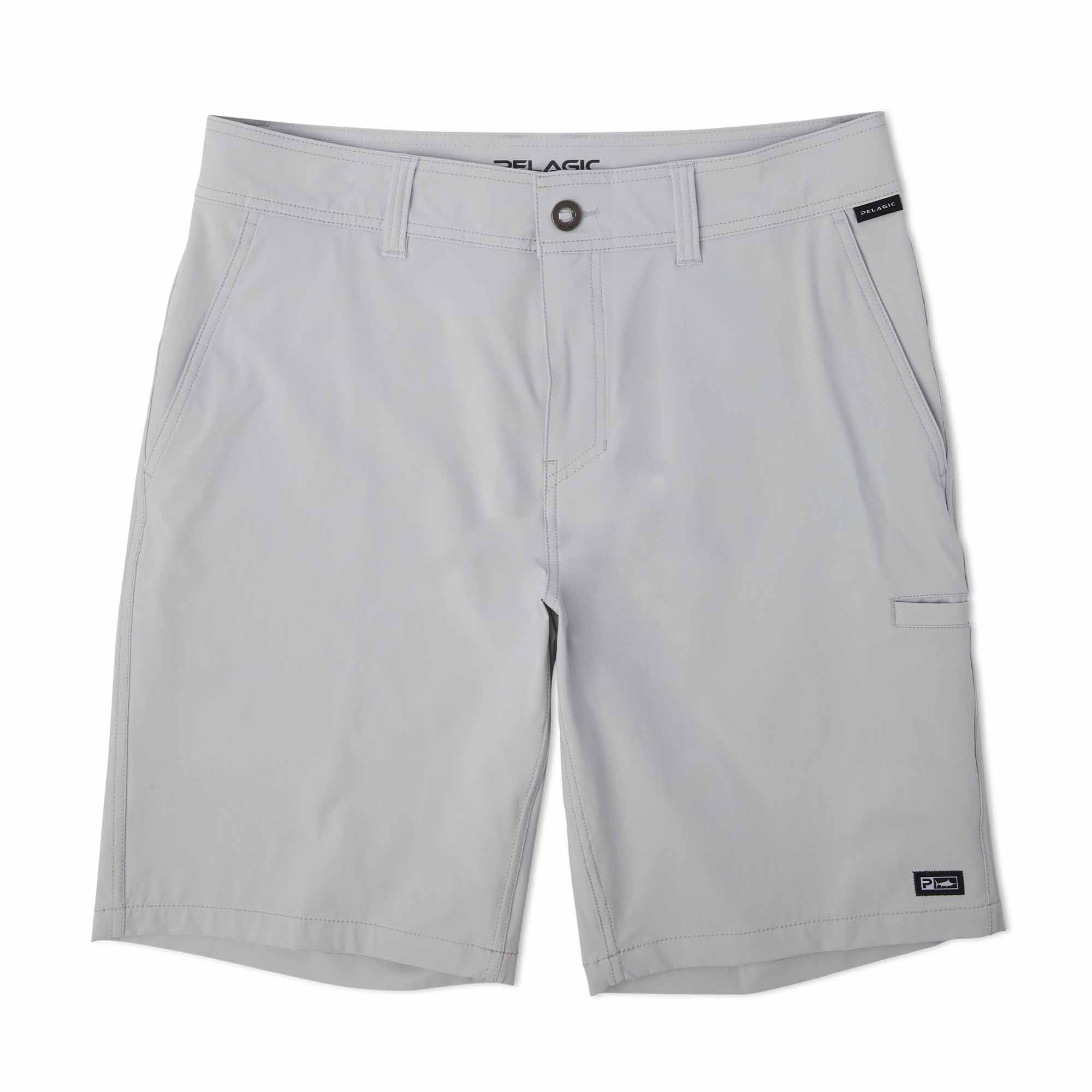 Pelagic Mako Hybrid Shorts 20 32 / Light Grey