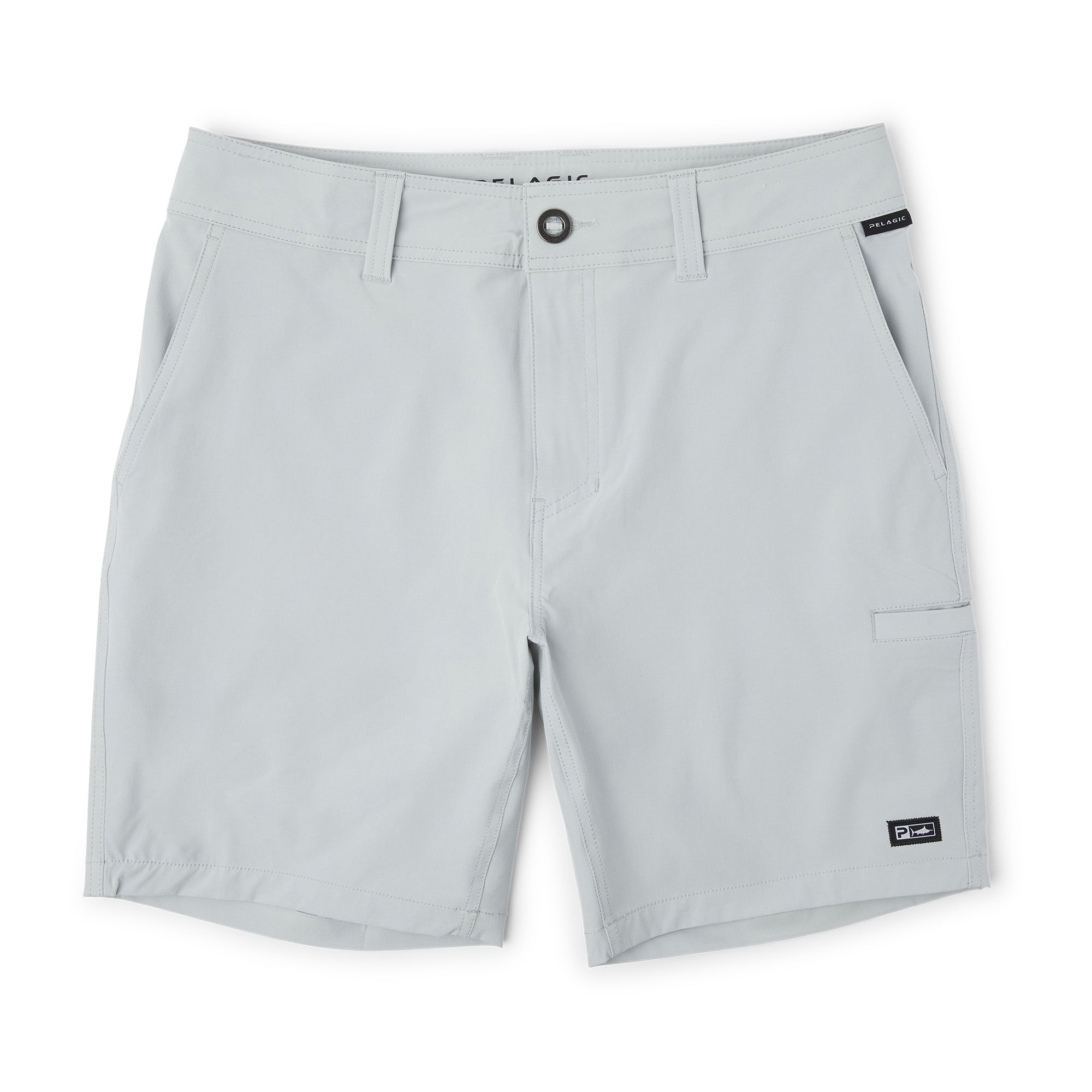 Pelagic Mako Hybrid Shorts 18 44 / Light Grey