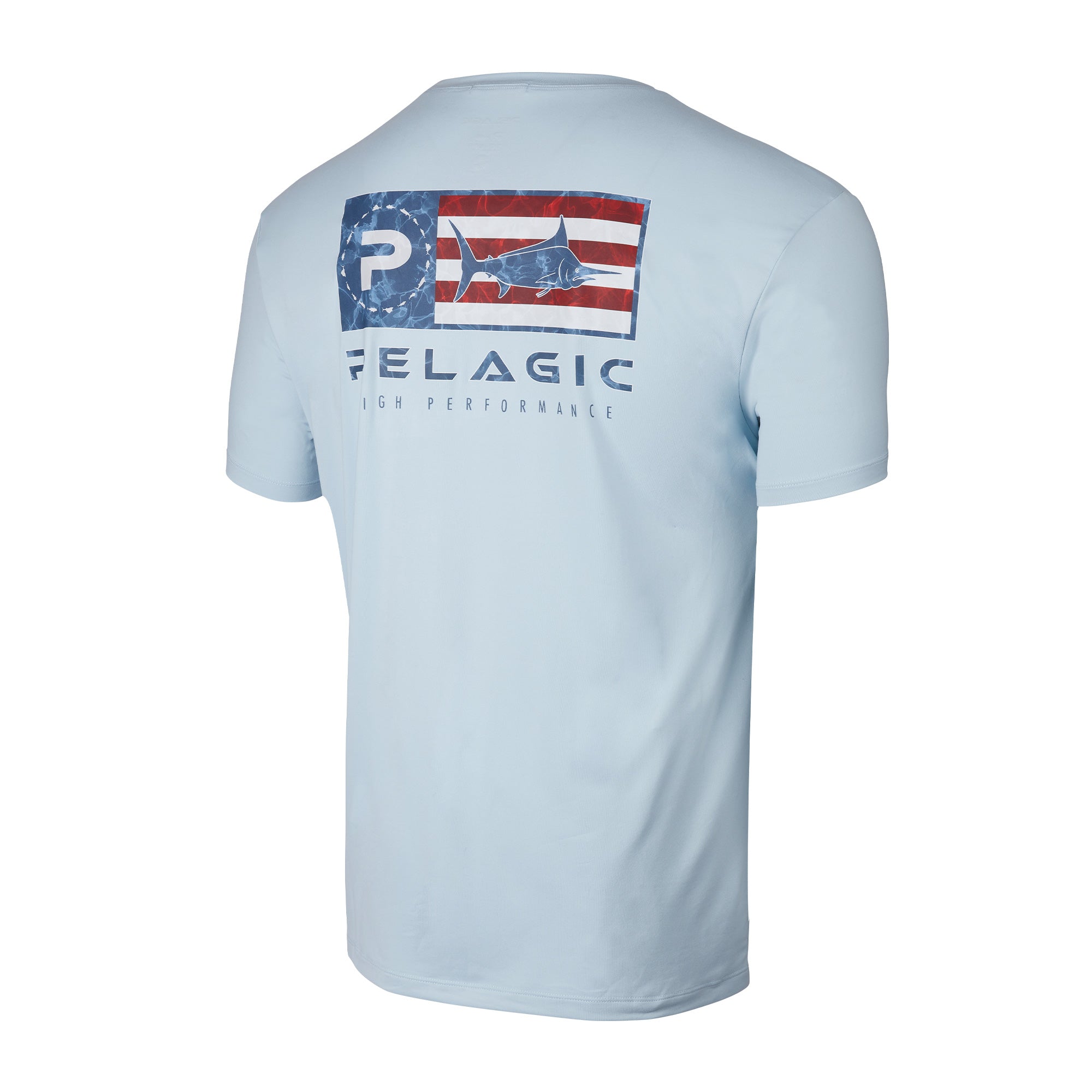 Pelagic Stratos Icon Performance Shirt Americamo Light Blue / S