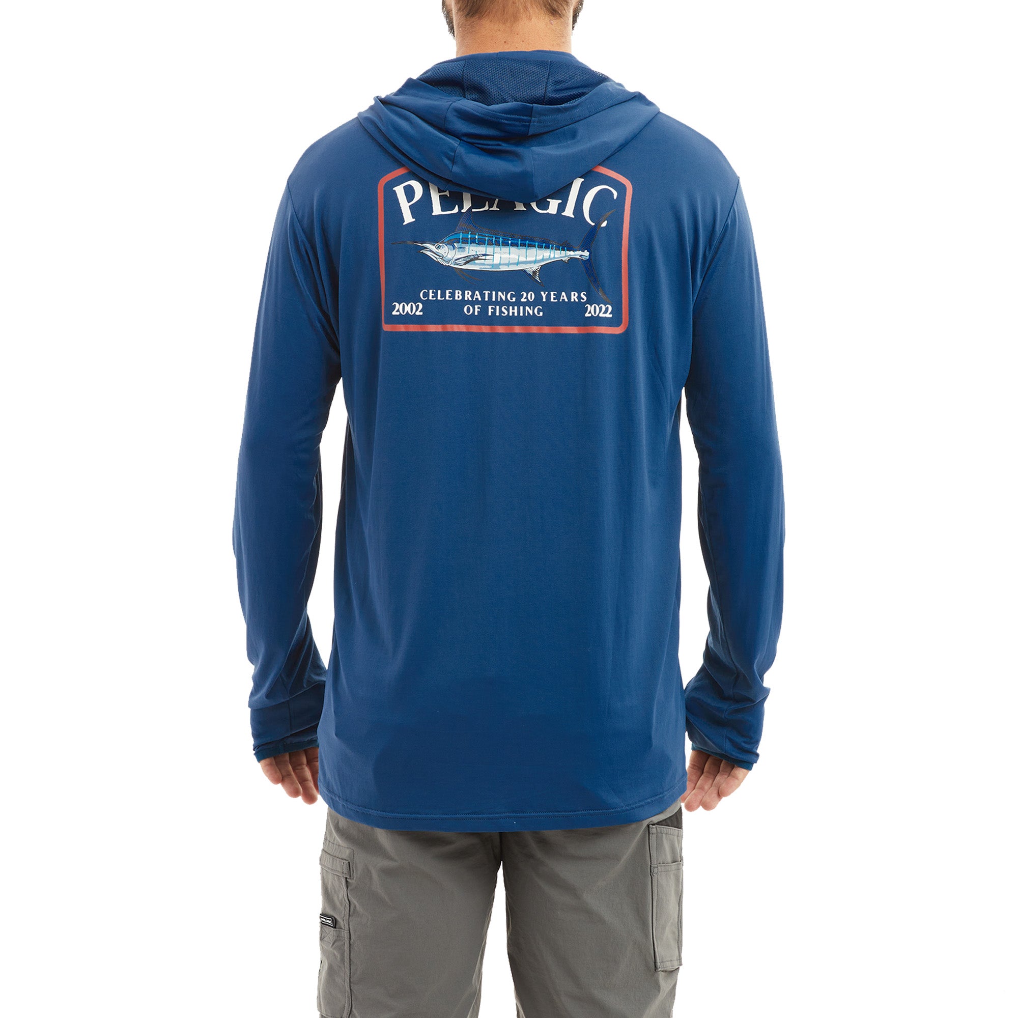 Pelagic Gear Fishing Hooded Clothing Men Long Sleeve Breathable Fishing  WearOutdoor Sun Protection Fishing Shirts