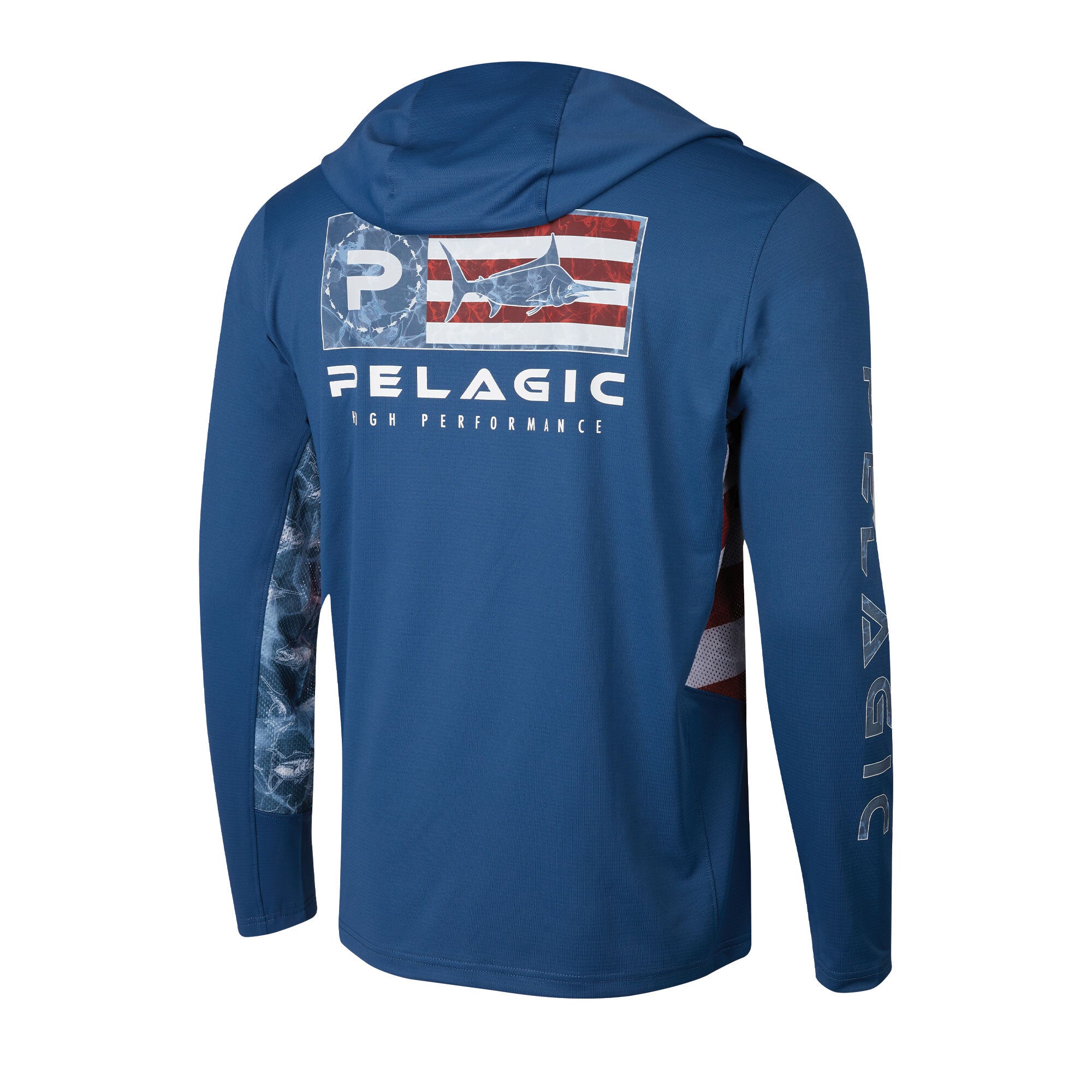 Pelagic Exo-Tech 2.0 Light Grey Hooded Fishing Long-Sleeve Shirt for Men -  Light Grey - L