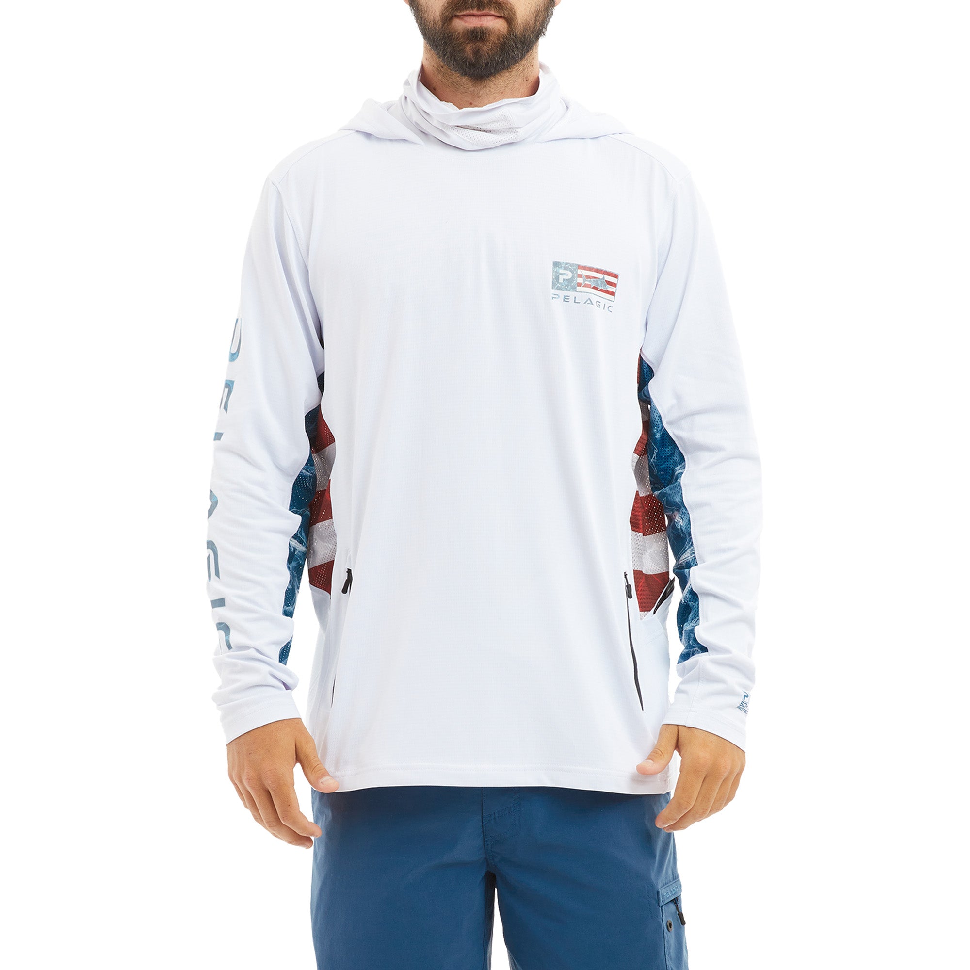 Pelagic Gear - Exo-Tech Hooded Fishing Shirt - Navy
