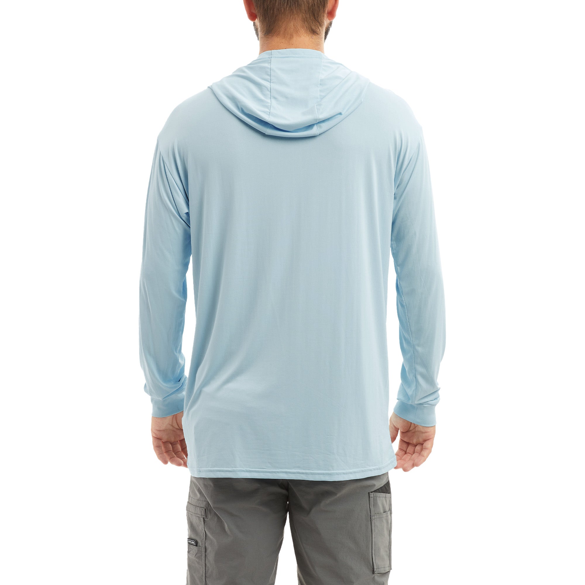 Реглан Pelagic Aquatek Hooded Fishing Shirt - Gyotaku. XL. Smokey blue  (арт.88773580204) - купить в Украине по лучшей цене