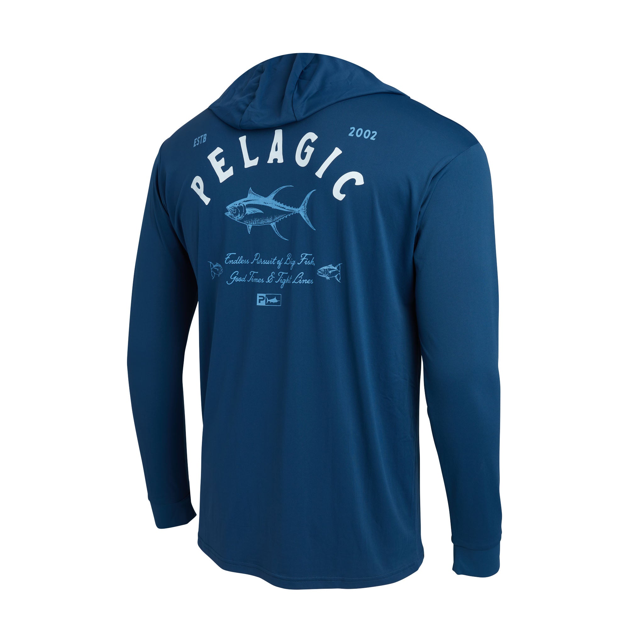 PELAGIC Women's Ultratek Icon Hooded Fishing Shirt, Long Sleeve, UPF 50+  Protection, Water and Stain Repellent, Ultra Soft Feel
