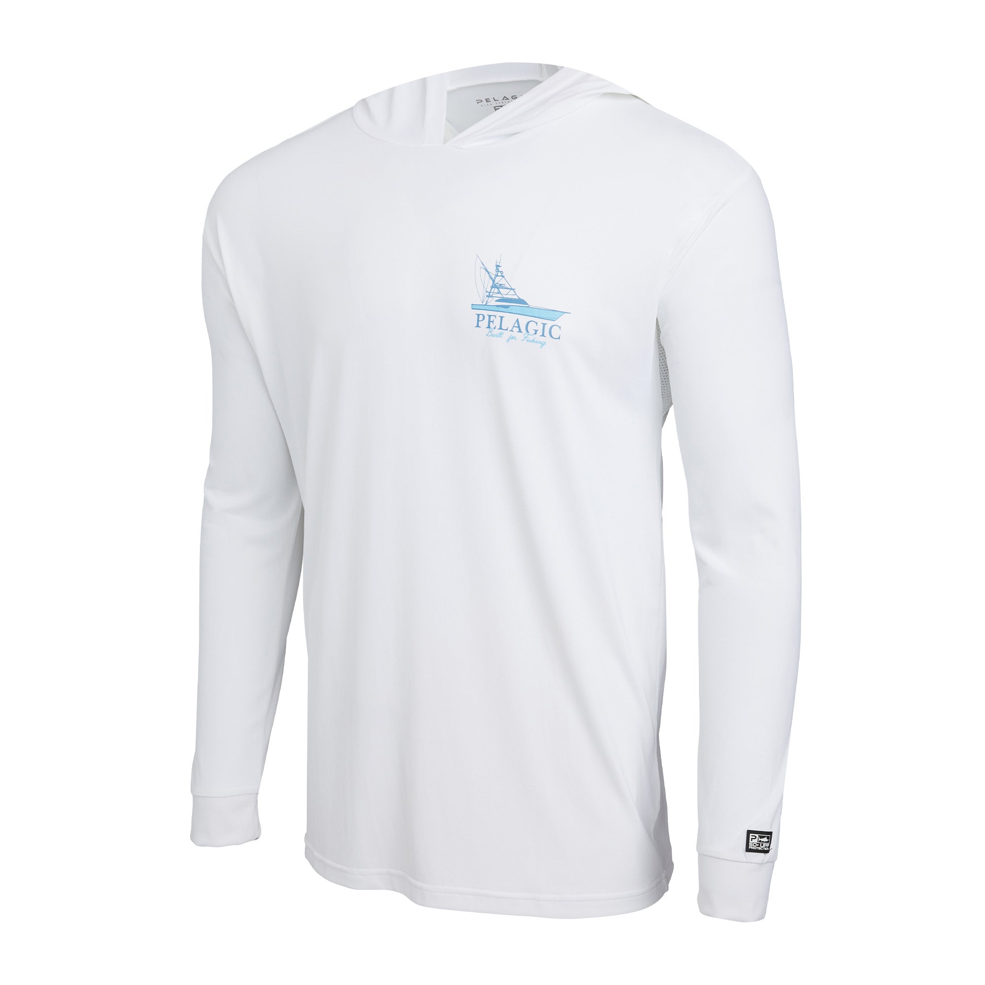  PELAGIC Apparel Kid's Aquatek Deluxe Fishing Shirt, Long Sleeve  Shirt, UPF 50+ Protection, Water and Stain Repellent, Ultra Soft Feel  White: Clothing, Shoes & Jewelry