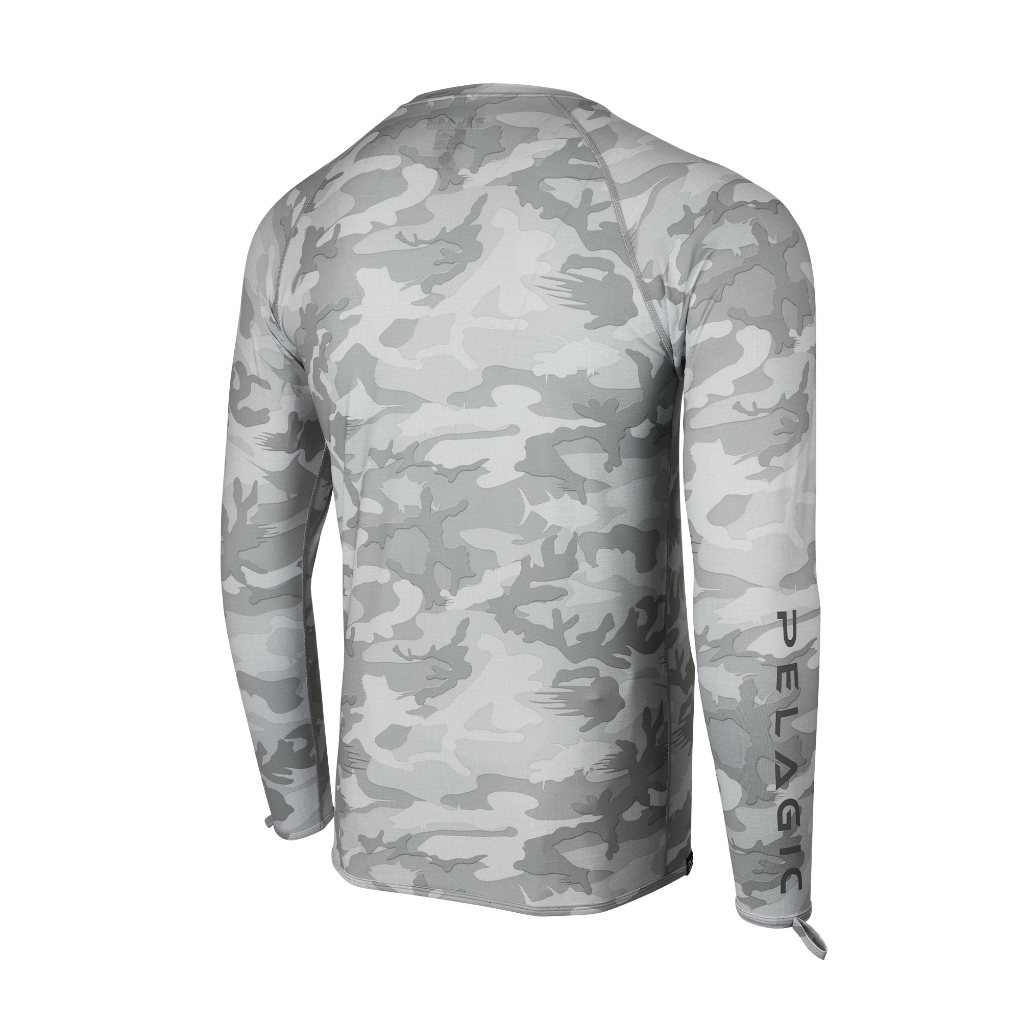 Pelagic Explorer Rashguard Long-Sleeve Shirt for Men - Light Grey - XL