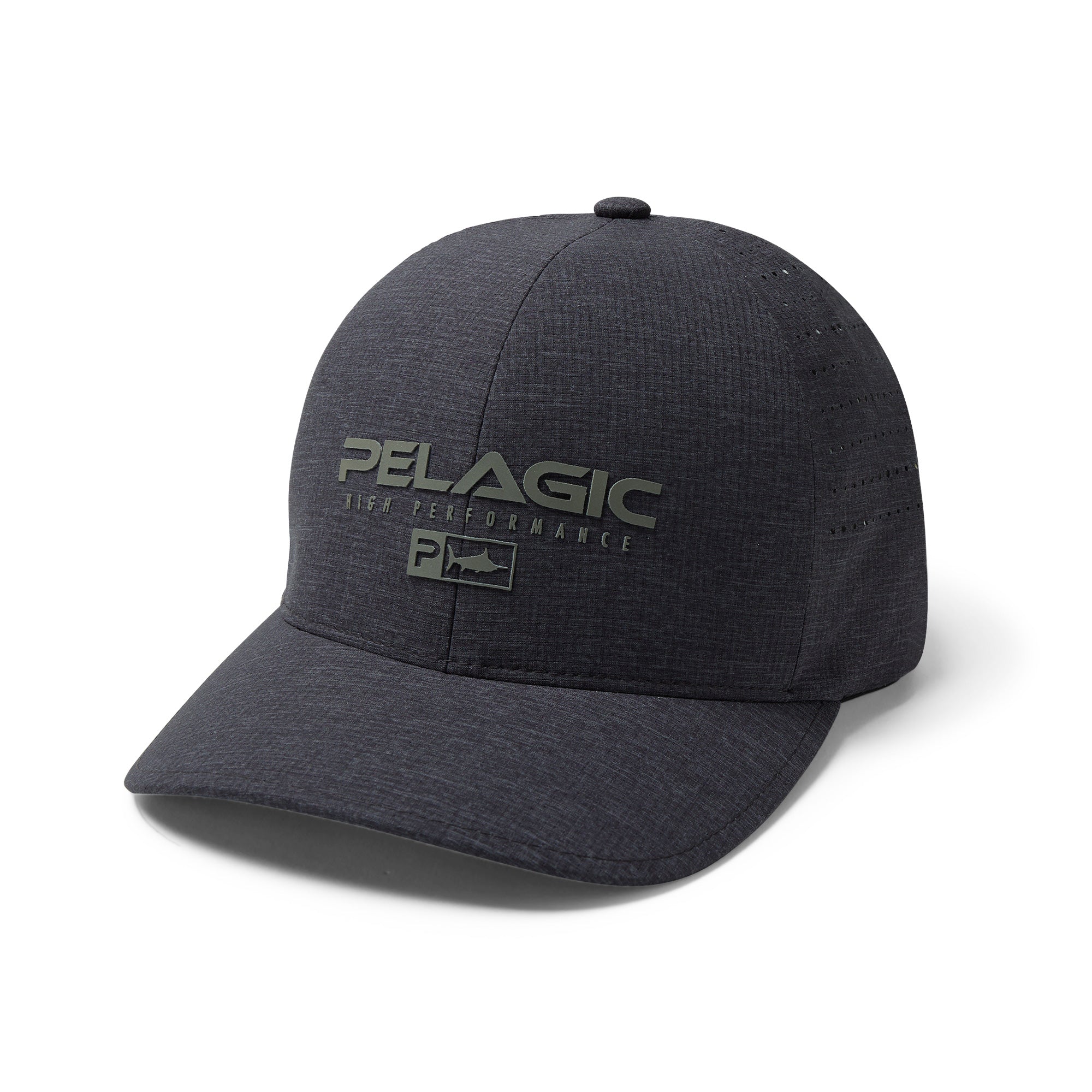 Pelagic Delta Flexfit Heathered Hat Charcoal / S/M