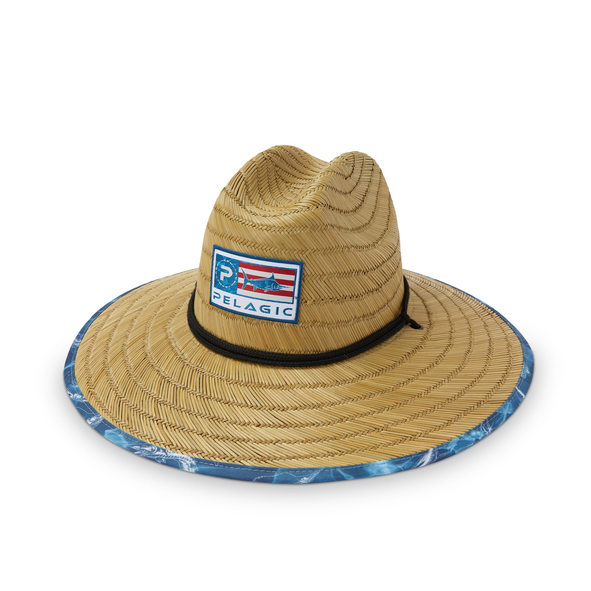 snorkel verzameling rand AMERICAMO™<br> Baja Straw Hat | PELAGIC Fishing Gear